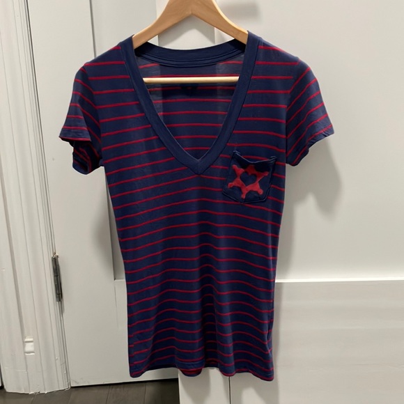 Urban Outfitters Striped T-Shirt Size XS - Picture 2 of 7